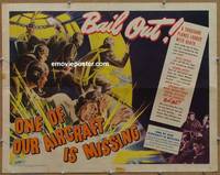 a578 ONE OF OUR AIRCRAFT IS MISSING half-sheet movie poster '42 Powell