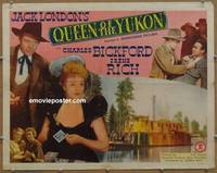 a639 QUEEN OF THE YUKON half-sheet movie poster '40 Jack London, Bickford