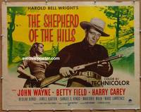 a716 SHEPHERD OF THE HILLS half-sheet movie poster R55 John Wayne