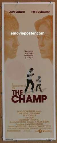 b112 CHAMP insert movie poster '79 Jon Voight, Rick Schroder