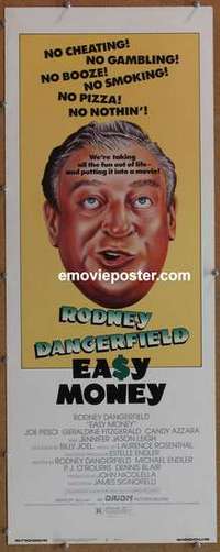 b188 EASY MONEY insert movie poster '83 Rodney Dangerfield