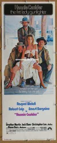 b270 HANNIE CAULDER insert movie poster '72 sexy Raquel Welch!