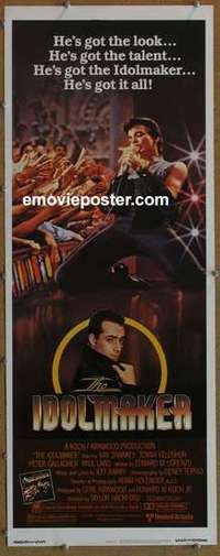 b311 IDOLMAKER insert movie poster '80 Bob Marucci biography!