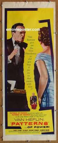 b450 PATTERNS insert movie poster '56 Rod Serling, Van Heflin