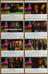 c250 DUNE 8 English movie lobby cards '84 David Lynch sci-fi epic!