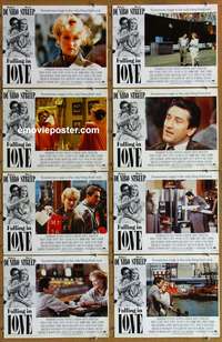 c270 FALLING IN LOVE 8 English movie lobby cards '84 Robert De Niro
