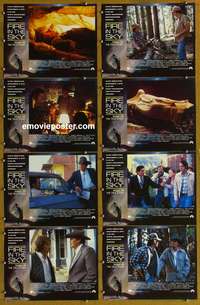 c289 FIRE IN THE SKY 8 English movie lobby cards '93 alien abduction!