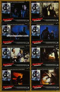 c315 FRIDAY THE 13th 6 8 English movie lobby cards '86 slasher horror!