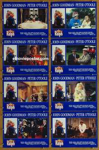 c464 KING RALPH 8 English movie lobby cards '90 John Goodman, O'Toole
