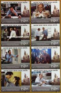 c638 PAPER 8 English movie lobby cards '94 Michael Keaton, Ron Howard