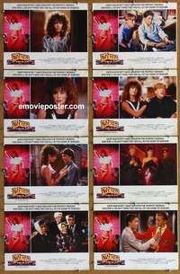 c894 WEIRD SCIENCE 8 English movie lobby cards '85 sexy Kelly LeBrock!