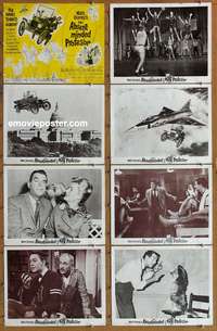 c041 ABSENT-MINDED PROFESSOR 8 movie lobby cards '61 MacMurray, Flubber!