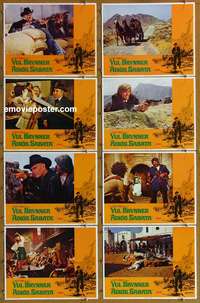 c044 ADIOS SABATA 8 movie lobby cards '71 Yul Brynner, western!