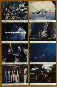 c055 ALIEN 8 color 11x14 deluxe movie stills '79 Sigourney Weaver, sci-fi!