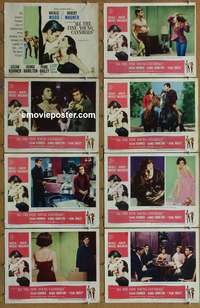c056 ALL THE FINE YOUNG CANNIBALS 8 movie lobby cards '60 Natalie Wood