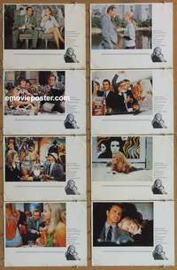 c073 APRIL FOOLS 8 movie lobby cards '69 Lemmon, Catherine Deneuve