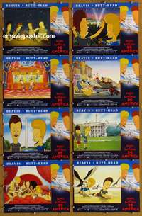 c101 BEAVIS & BUTT-HEAD DO AMERICA 8 English movie lobby cards '96 MTV