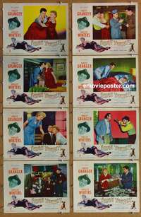 c103 BEHAVE YOURSELF 8 movie lobby cards '51 Vargas border artwork!