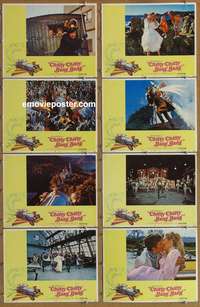 c186 CHITTY CHITTY BANG BANG 8 movie lobby cards '69 Dick Van Dyke
