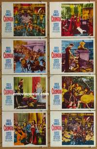 c191 CLEOPATRA 8 movie lobby cards R52 Claudette Colbert, DeMille
