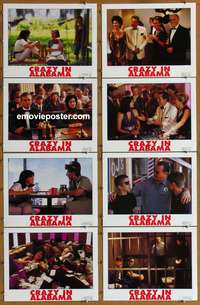 c209 CRAZY IN ALABAMA 8 movie lobby cards '99 Melanie Griffith