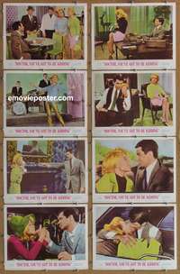 c242 DOCTOR YOU'VE GOT TO BE KIDDING 8 movie lobby cards '67 Sandra Dee