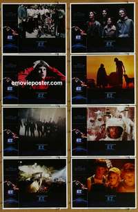 c263 ET 8 movie lobby cards '82 Steven Spielberg, Drew Barrymore