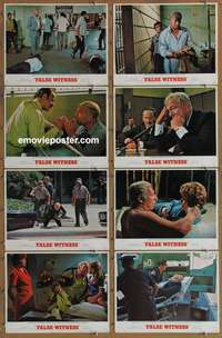 c936 ZIGZAG 8 movie lobby cards '70 George Kennedy, Jackson