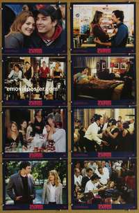c282 FEVER PITCH 8 movie lobby cards '05 Drew Barrymore, Farrelly
