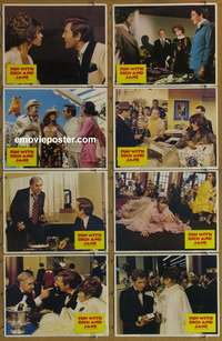 c317 FUN WITH DICK & JANE 8 movie lobby cards '77 George Segal, Fonda