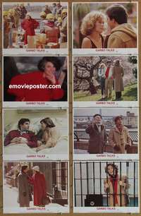 c322 GARBO TALKS 8 movie lobby cards '84 Anne Bancroft, Ron Silver