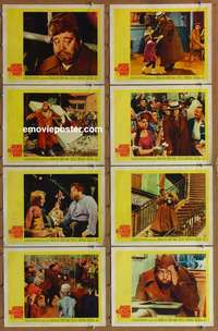 c333 GIGOT 8 movie lobby cards '62 Jackie Gleason, Katherine Kath