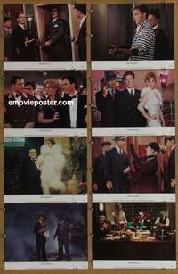 c443 JOHNNY DANGEROUSLY 8 color 11x14 deluxe movie stills '84 Michael Keaton