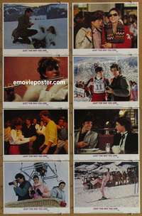 c452 JUST THE WAY YOU ARE 8 movie lobby cards '84 Kristy McNichol