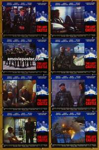 c471 LAST CASTLE 8 English movie lobby cards '01 Redford, Gandolfini