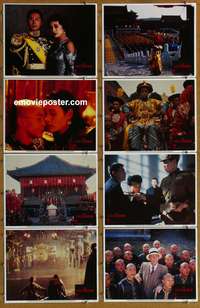 c473 LAST EMPEROR 8 movie lobby cards '87 Bernardo Bertolucci epic!