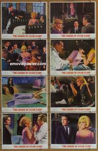 c482 LEGEND OF LYLAH CLARE 8 movie lobby cards '68 sexy Kim Novak!