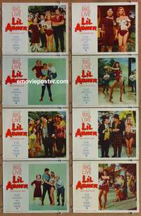 c490 LI'L ABNER 8 movie lobby cards '59 Julie Newmar, Peter Palmer