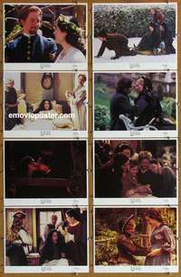 c496 LITTLE WOMEN 8 movie lobby cards '94 Winona Ryder, Byrne