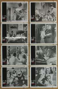 c502 LORD LOVE A DUCK 8 movie lobby cards '66 Roddy McDowall, Weld