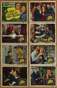 c507 LUCK OF THE IRISH 8 movie lobby cards '48 Tyrone Power, Baxter