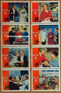 c514 MAJORITY OF ONE 8 movie lobby cards '62 Rosalind Russell, Guinness