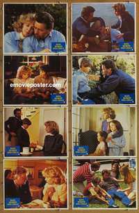 c521 MAN, WOMAN & CHILD 8 movie lobby cards '83 Martin Sheen, Nelson