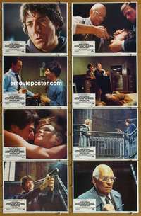 c523 MARATHON MAN 8 movie lobby cards '76 Dustin Hoffman, Olivier