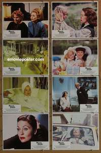 c556 MOMMIE DEAREST 8 Spanish/US movie lobby cards '81 Faye Dunaway