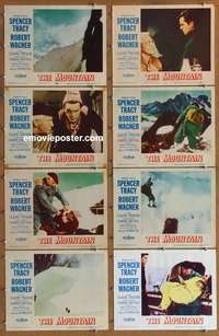 c570 MOUNTAIN 8 movie lobby cards '56 Spencer Tracy, Robert Wagner