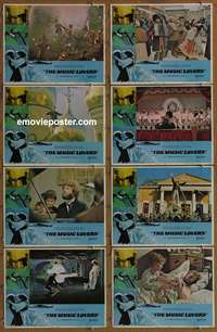 c577 MUSIC LOVERS 8 movie lobby cards '71 Ken Russell, Chamberlain