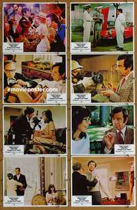 c594 NEW LEAF 8 Spanish/US movie lobby cards '71 Walter Matthau, May