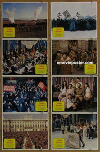c596 NICHOLAS & ALEXANDRA 8 movie lobby cards '72 Michael Redgrave