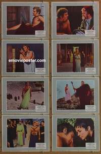 c613 OEDIPUS THE KING 8 movie lobby cards '68 Orson Welles, Plummer
